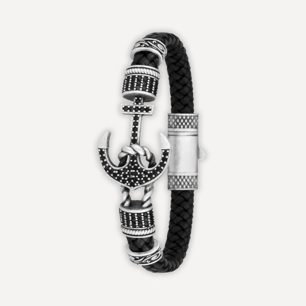 Venedik Ancora - İtalyan Deri Bileklik