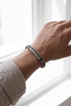 Floransa Striscia - Hakiki Deri Erkek Bileklik