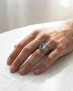 Leone - Aslan Figürlü Erkek Yüzük