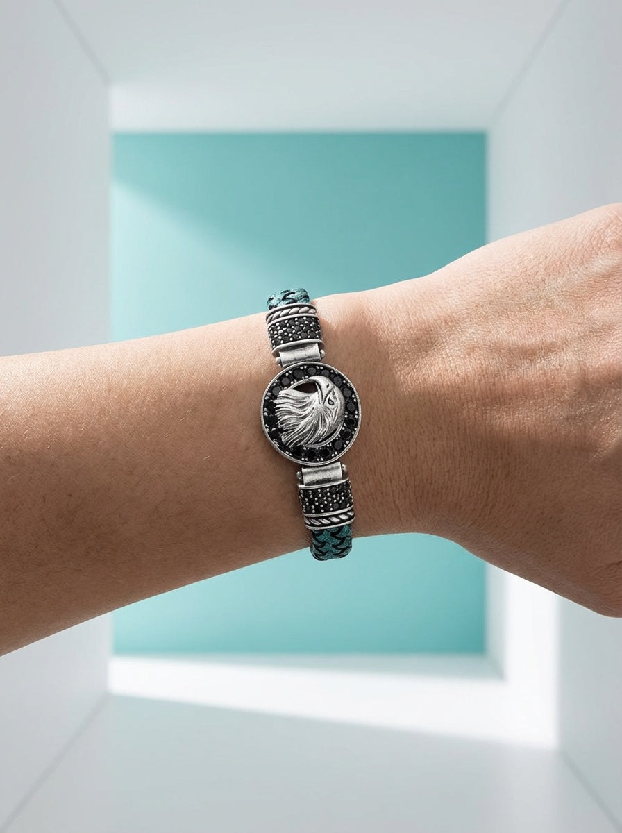 Bergamo Aquila - Hakiki Deri Erkek Bileklik