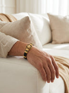 Cenova Bussola - Hakiki Deri Erkek Bileklik