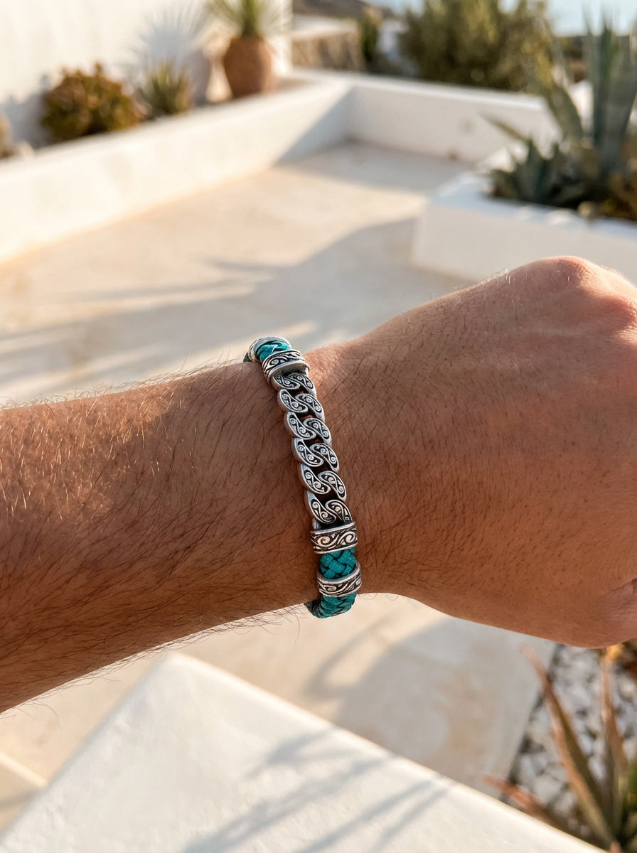 Torino Catena - Hakiki Deri Erkek Bileklik