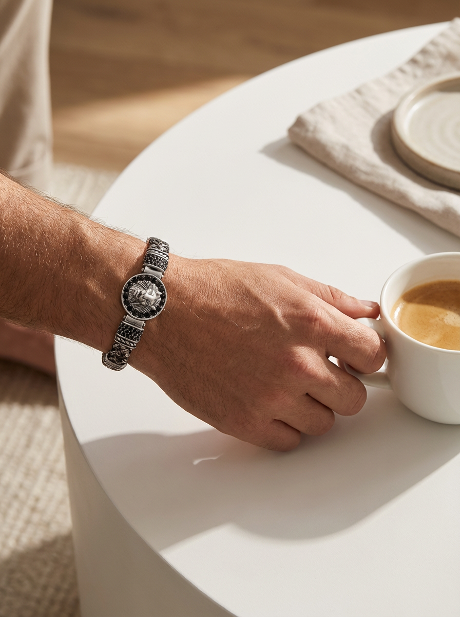 Milano Leone - Hakiki Deri Erkek Bileklik