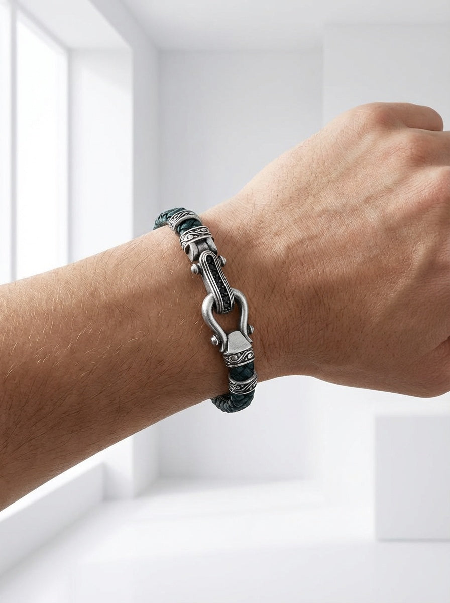 Napoli Manetta - Hakiki Deri Erkek Bileklik